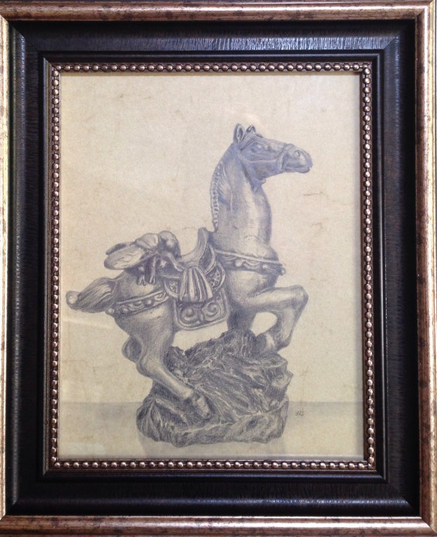 Graphite on Elephant Hide