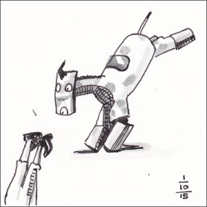 Tin Horse Highway Exhibit - #Inktober 1