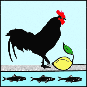 Chicken with Anchovies PNG 3