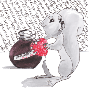 Squirreling - #Inktober2016