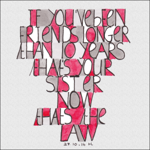 Timeout With My Sister - #Inktober2016