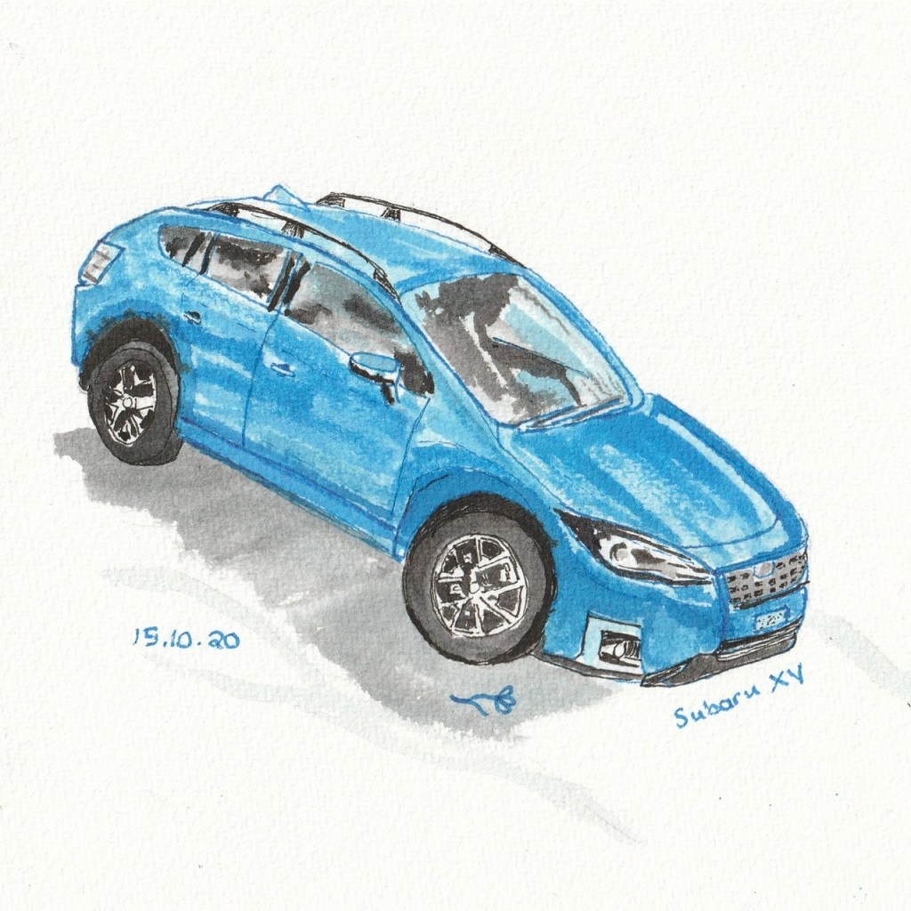 Test drive Subaru XV #Inktober 2020 Day 15 Helen Lock