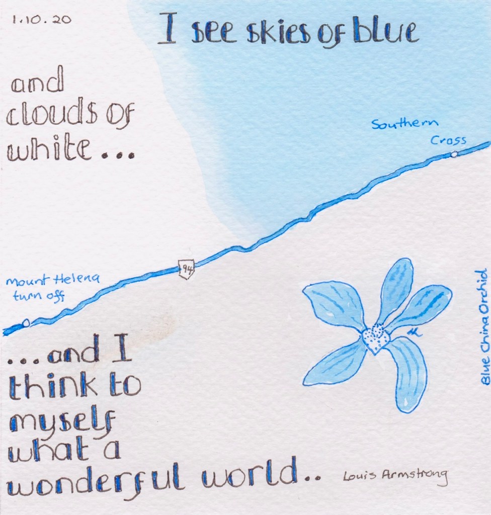 I See Skies Of Blue - #Inktober 2020 - Helen Lock